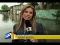 Jardim Romano debaixo d'agua.