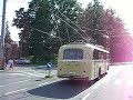 Salzburger Nostalgie O-Bus wendet beim Kommunalfriedhof Salzburger Nostalgie O-Bus wendet beim Kommunalfriedhof