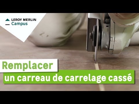 comment reparer un impact sur du carrelage