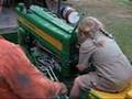 John Deere Model 420 dozer starting and reving
