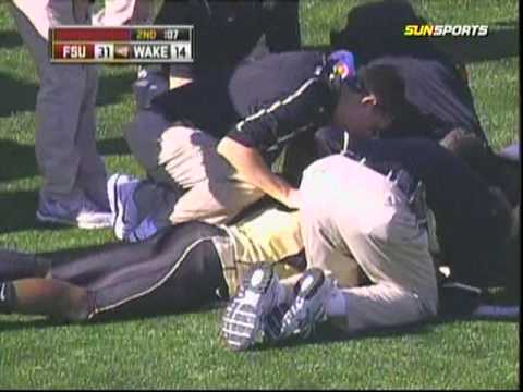Jarmon Fortson lays out Wake Forest player