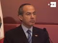Calderón promueve la relación comercial con China en visita a Pekín,