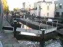 Camden Lock with barge, November 2006