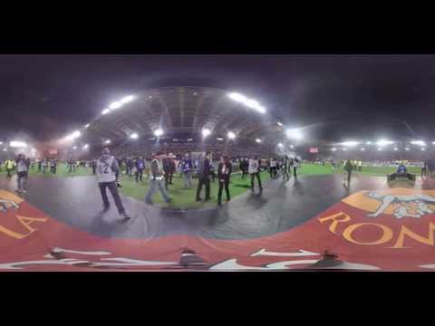 Football AS Roma 360 Experience: Roma vs Juventus & BEST FANS chanting