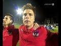 Das �sterreichische Team singt die Bundeshymne (unplugged)