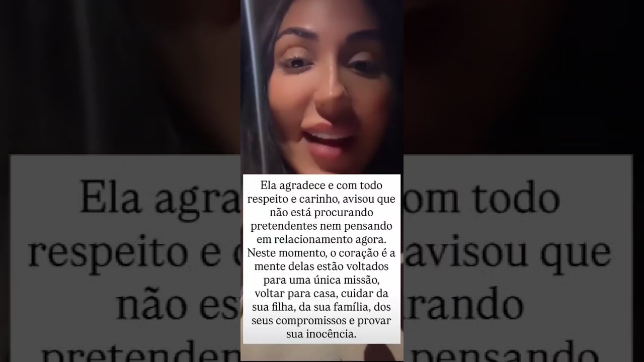 'Ela não está à procura de pretendentes', afirma irmã de Deolane após visita