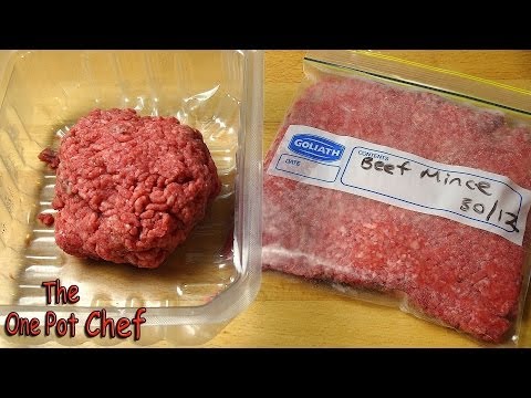how to properly freeze meat