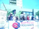 entrada al centro de la ciudad a todo jazz.henry reale trio encabezando el desfile,con carlos acosta y 