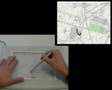 Interactive Exploration of City Maps with Auditory Torches