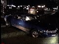 Car crash, lucky driver avoids being impaled by a guard rail Car crash, lucky driver avoids being impaled by a guard rail
