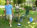 5 Jun: Landon playing with water in Bowman, SC