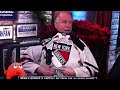 Boomer Esiason rocking the King Henrik t-shirt
