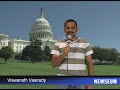 on 4th july i went to Newseum on Washington DC and i got an oppertunity to act as a news reader for 30 sec.