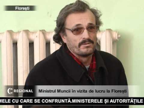 Ministrul Muncii în vizita de lucru la Florești