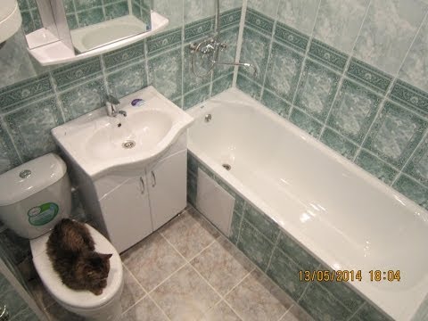 Облицовка ванной комнаты панелями пвх своими руками
