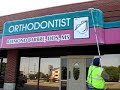 Awning Cleaning-Part4 - Cleaning with a Soft Brush Awning Cleaning-Part4 - Cleaning with a Soft Brush