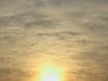 Sol nascendo nas Cordilheiras