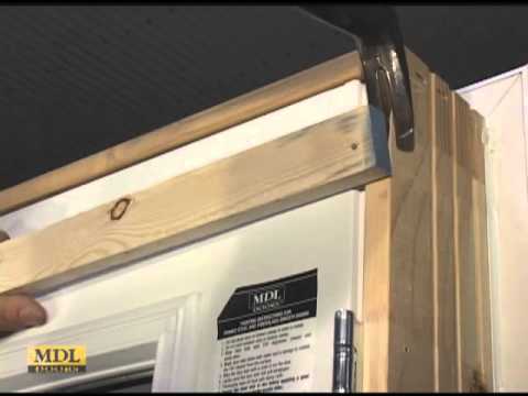 how to install a prehung exterior door video