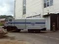 Short video with parking of OMON anti-riot vehicle 