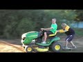 Us ridin motor bikes, jumping them, blowing stuff up, skitching on lawnmowers