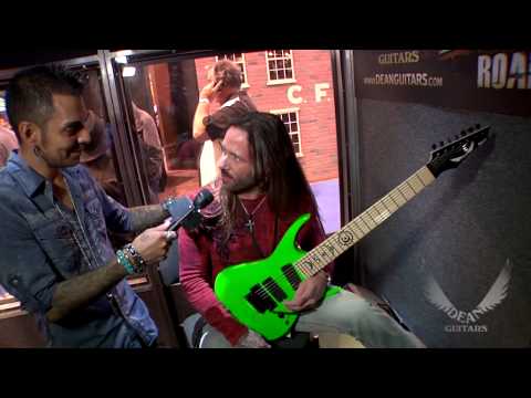 Cooley - Dean Artist Rusty Cooley tears it up on his new Dean RC7 seven-string live during the Dean Guitars