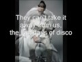The Last Day of Disco - Robbie Williams ( lyrics )