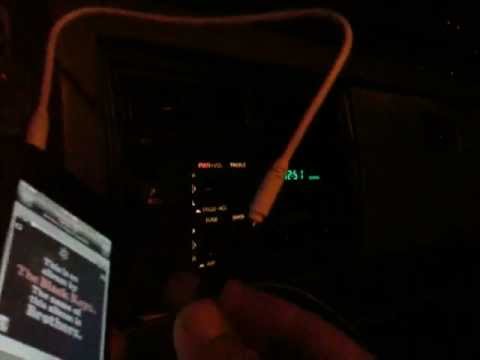 GM Delco radio with DIY Aux port for iPod