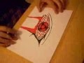 Drawing Itachi s Mangekyou Sharingan   Amateratsu Form