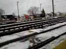 Amtrak Regional 125 mph (almost hit, carera knocked over)!!!