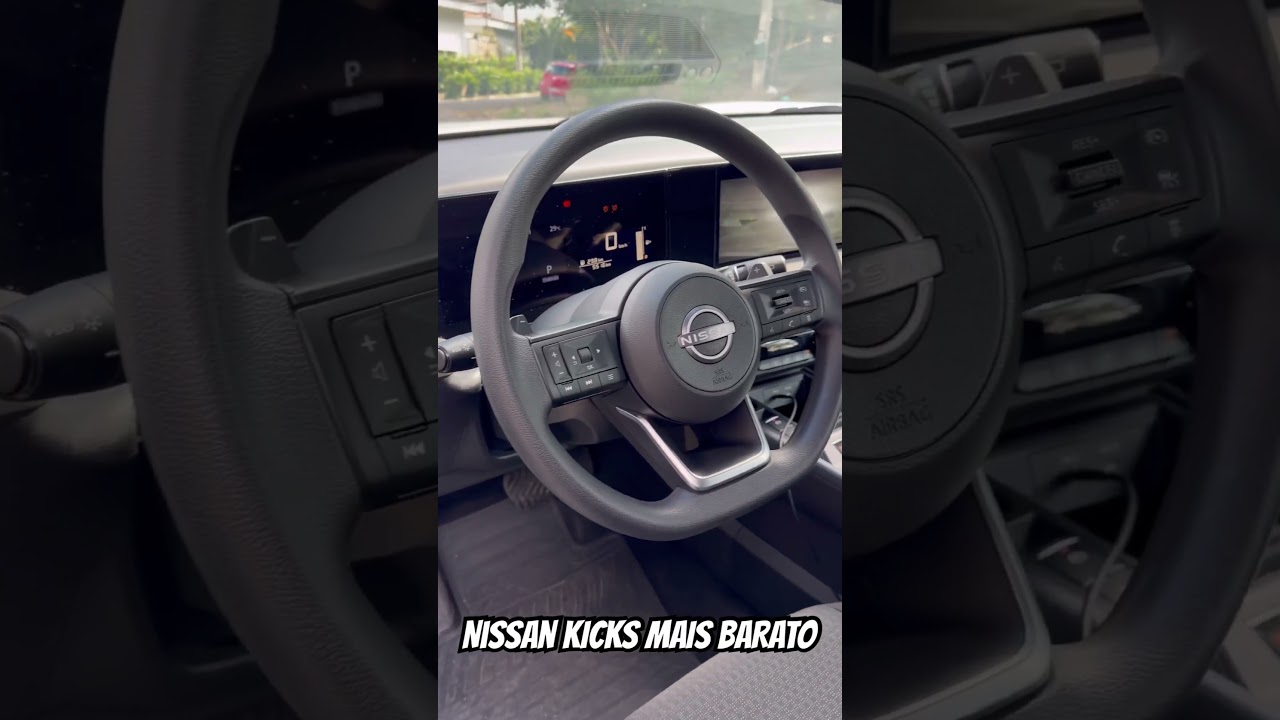 VOCÊ TERIA? NISSAN KICKS SENSE é a versão de entrada com multimídia, roda e chave presencial