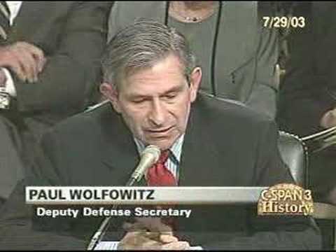 Wolfowitz and Biden - 2003 Senate ...