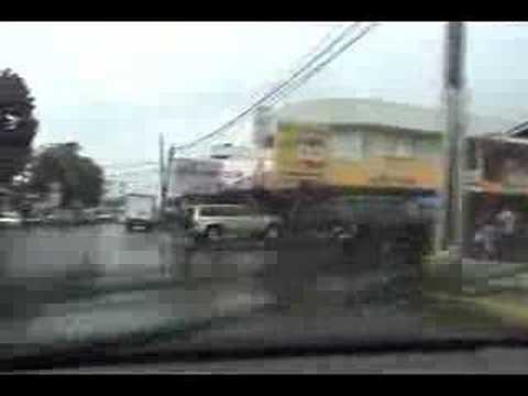 Driving through Panama,Santiago  - ...