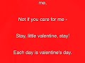 Click here to watch this video MY FUNNY VALENTINE (Music Richard Rodgers- Lyrics Lorenz Hart)