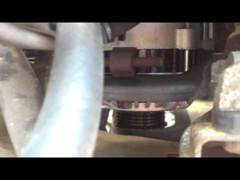 how to replace alternator belt