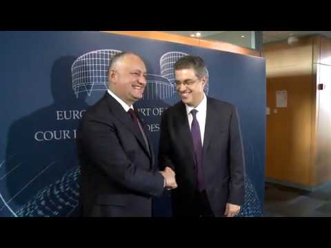Preşedintele Republicii Moldova a avut o întrevedere cu Președintele Curții Europene a Drepturilor Omului