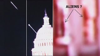 Faisceau de lumière enregistrée par une caméra vidéo du Capitol, Présence de 3 Aliens?