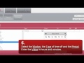 Click here to watch this video Offdays - Lesson 5 - How to add Time Off credits