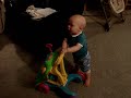 Owen trying to walk