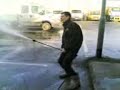 washing the van washing the van