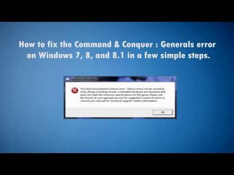 how to patch c c generals