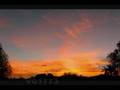 V01773 Super orange sunrise time lapse stock footage