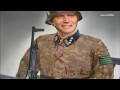 Wehrmacht was the name of the unified armed forces of Germany from 1935 to 1945. It consisted of the Heer (army), the Kriegsmarine (navy) and the Luftwaffe (air force). The Waffen-SS, an initially-small paramilitary section of Heinrich Himmler's Allgemeine SS that grew to nearly a million strong during World War II was, De Facto, a fourth branch of the Wehrmacht, under operational and field command of OKW and OKH.