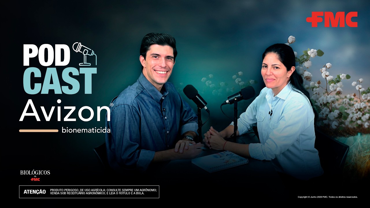 PODCAST AVIZON - Entenda os desafios do controle do nematoide Rotylenchulus.