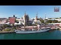Aerial | 'Gorch Fock' Tall Ship in Hamilton, May 29 2026
