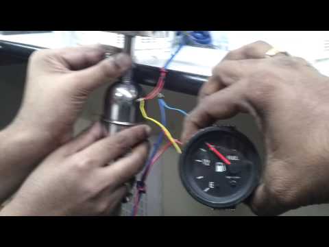 how to wire a fuel gauge