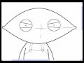 How to Draw Stewie Griffin Brian Microsoft Paint Family Guy