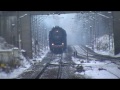 Baureihe 52 fährt in den Bahnhof Ochenbruck ein - Nikolausdampfzug