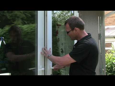 how to adjust the hinge on upvc door