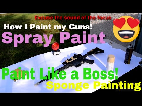 how to paint an ar 15