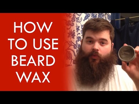 how to apply beard wax
